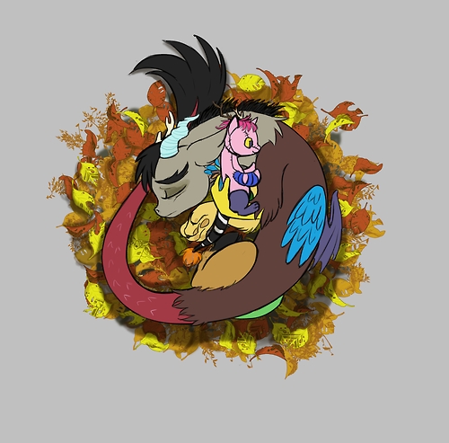 Adorable art by Zabchan; link goes to her Deviantart page